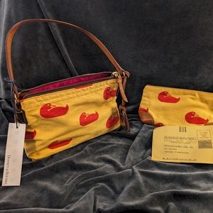 Dooney&Bourke Duck Clutch and makeup bag